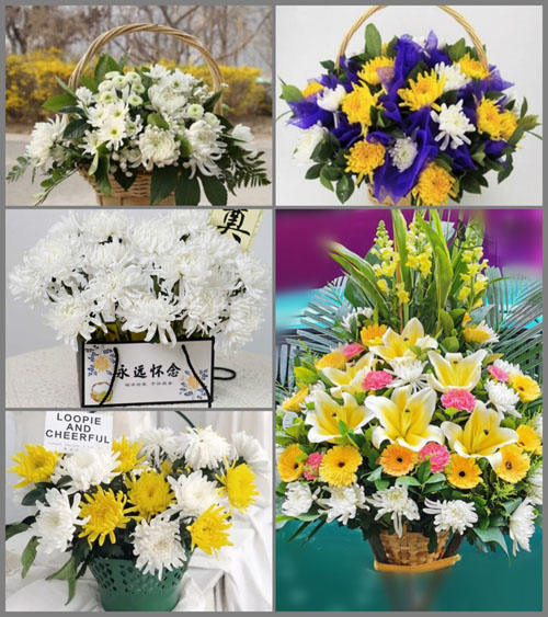 福建漳州龙海市东泗乡白事提篮配送